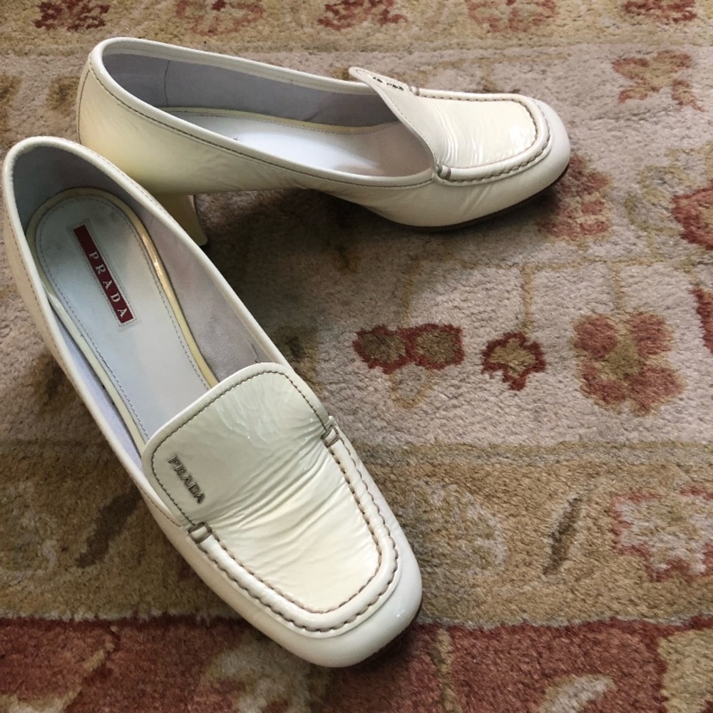 Prada Patten Leather Pumps